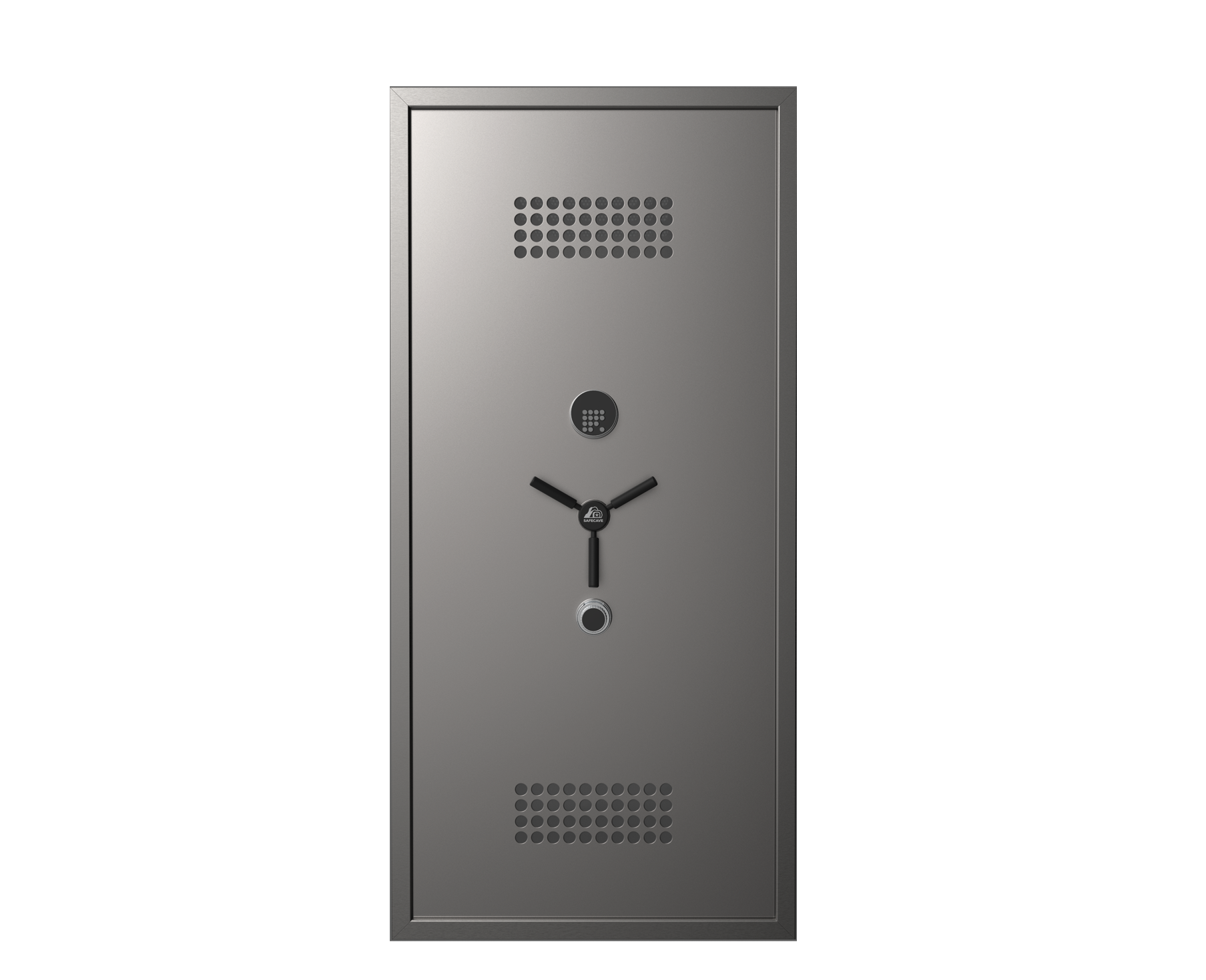 The high-security SafeCave Vault Door with digital keypad and single-action lever.